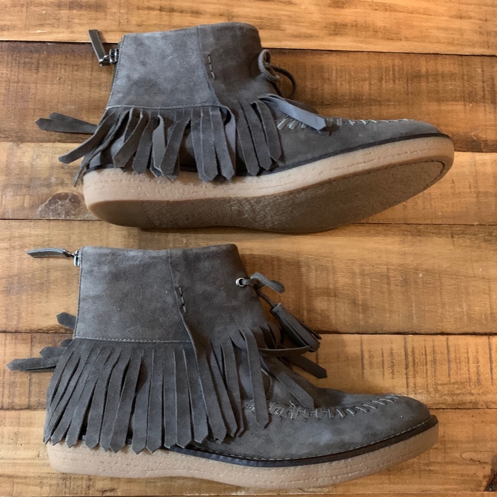 Flora Fringe Booties by trask